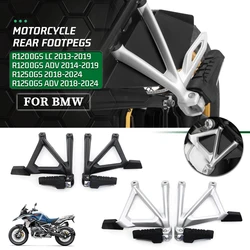 For BMW R1250GS R1200GS R1250 GS 1200GS LC Adventure 2013-2024 Motorcycle Rear Passenger Footpegs Kit Foot Rest Bracket Full Set