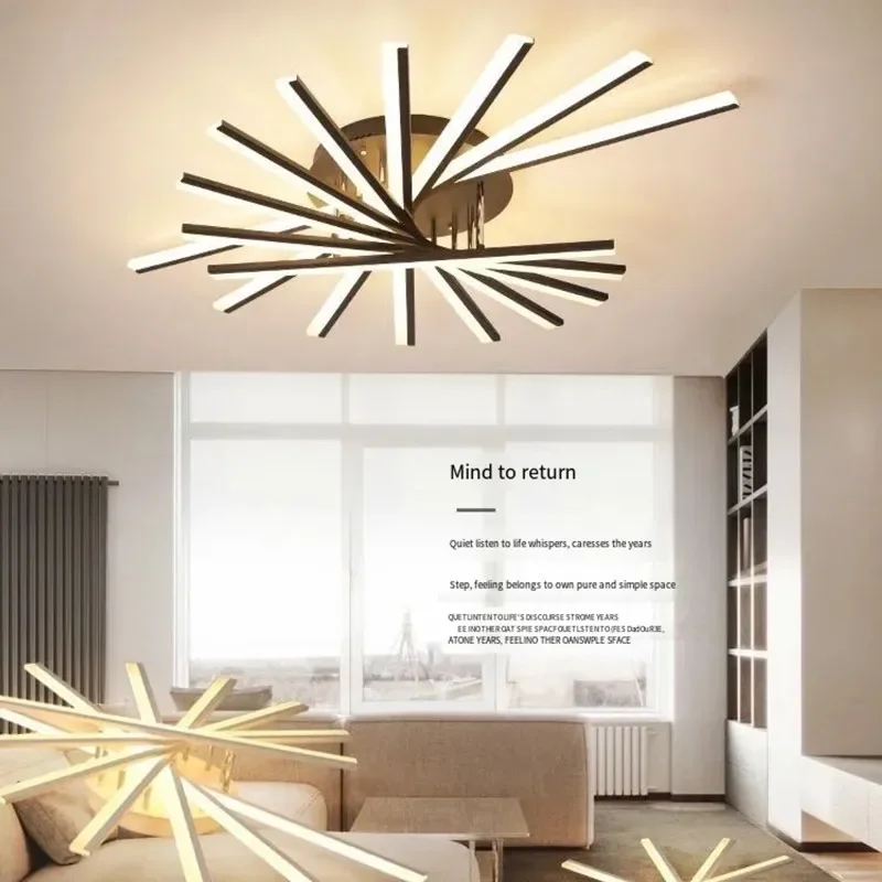 Simple New Modern LED Ceiling Chandelier Indoor Lighting For Living Room Bedroom Corridor Hall Aisle Lamps Lustre Lights fixture