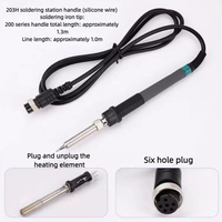 WY820 High-frequency Soldering Station Is Equipped with an Upgraded 203H Heating Core Quick-plug Soldering Iron Handle