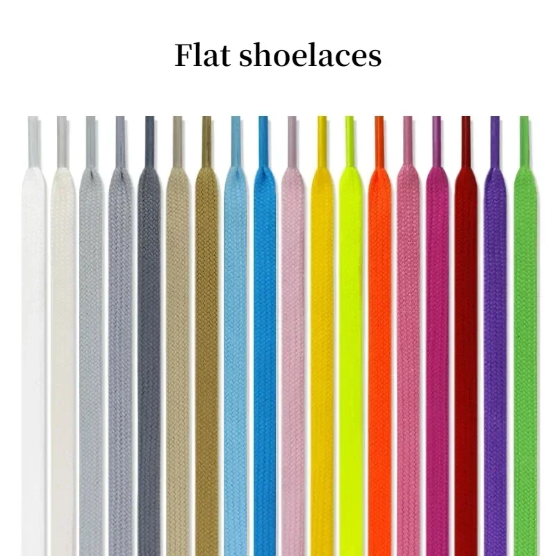 New Flat Cotton Shoelaces for Sneakers Shoelace High-top Canvas Casual No Elasticity Shoe Laces Women Men Lacet Shoe Accessories