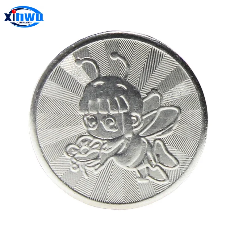 pièces de monnaie en métal jetons de jeu pour machines d'arcade, café, lavage de voiture de laverie automatique pièces de monnaie en métal jetons de jeu pour machines d'arcade, café, lavage de voiture de laverie automatique