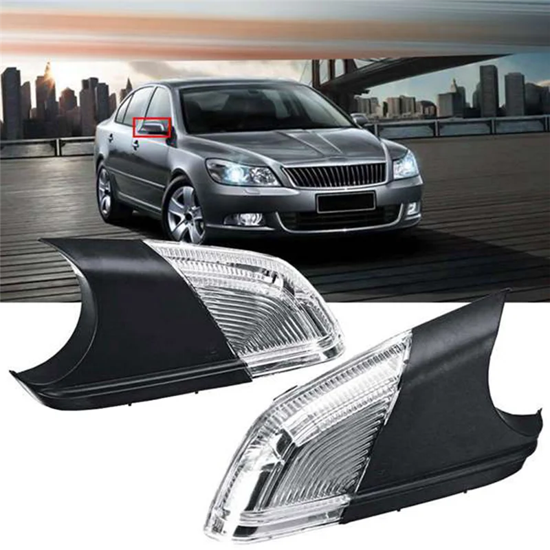 Фонарь с боковым зеркалом заднего вида 1Z0949101C для Skoda Octavia MK2 A5 2004-2013 для Polo 2005-2009