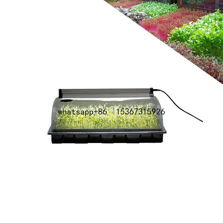 

1020 Pots Led Kits Plastic Greenhouses Strawberry Cultivation Agriculture Hydroponic Black Seed Tray for Nursery Plants China PE