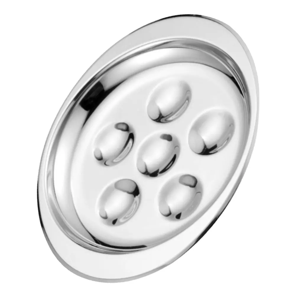 

Stainless Steel Baking Pan Heat Resistant Tray Escargot Cooking Plate Home Snail Baking Dish Oyster Pan