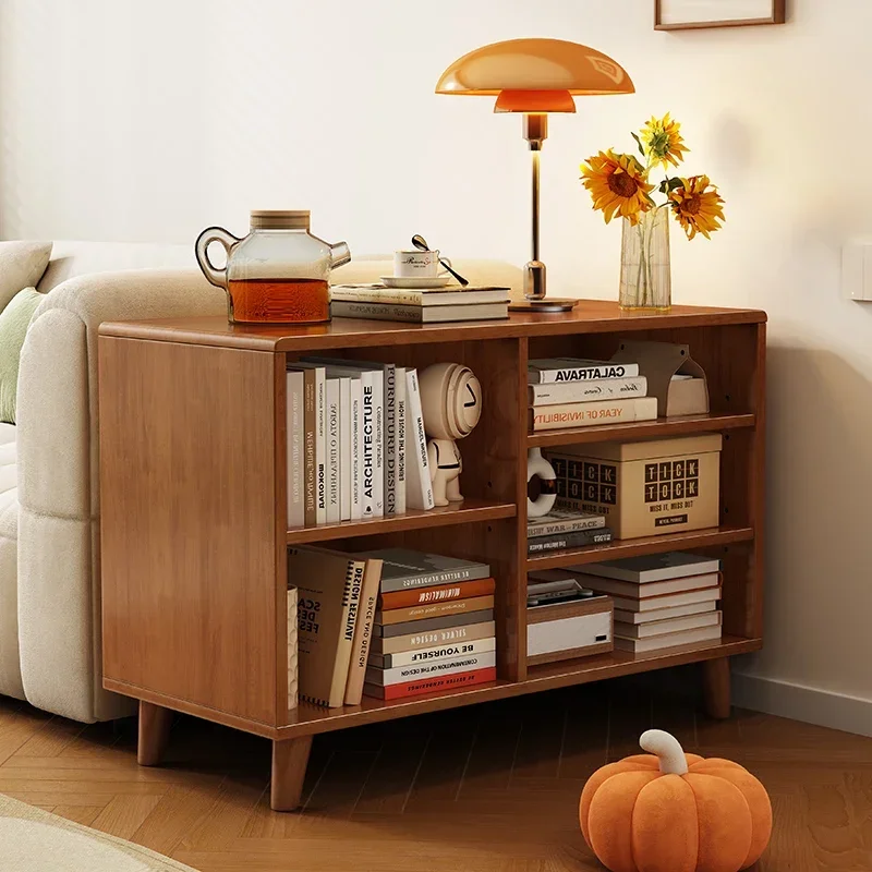

Solid wood edge sofa side cabinet side table side cabinet living room small coffee table simple tea cabinet bedroom bedside stor