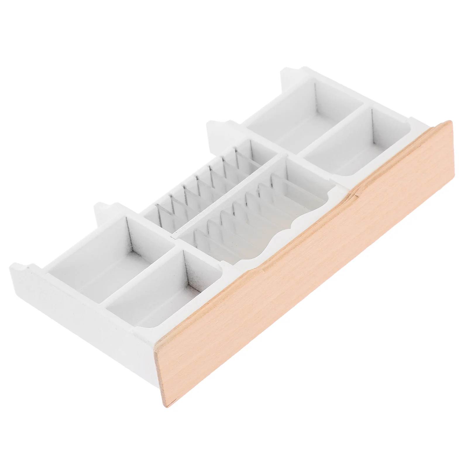 Locker House Rack Wooden Mini Cabinet Wall Furniture Model Kitchen Miniature Decorative Tiny White Accessory