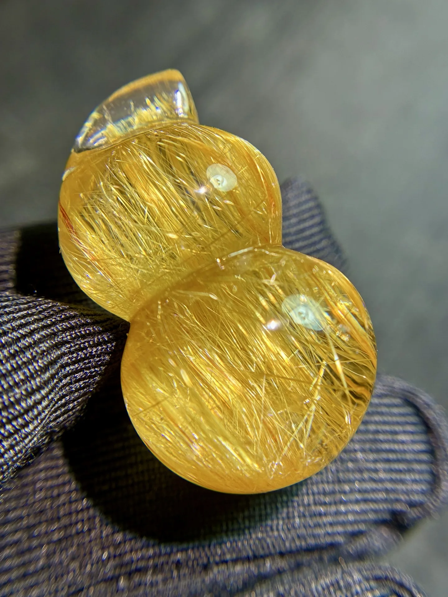 

Кулон из натурального рутилового кварца с медным вкраплением, цветок, 31.1x18.4x17.5 мм, для мужчин и женщин, Бразилия, AAAAAAA