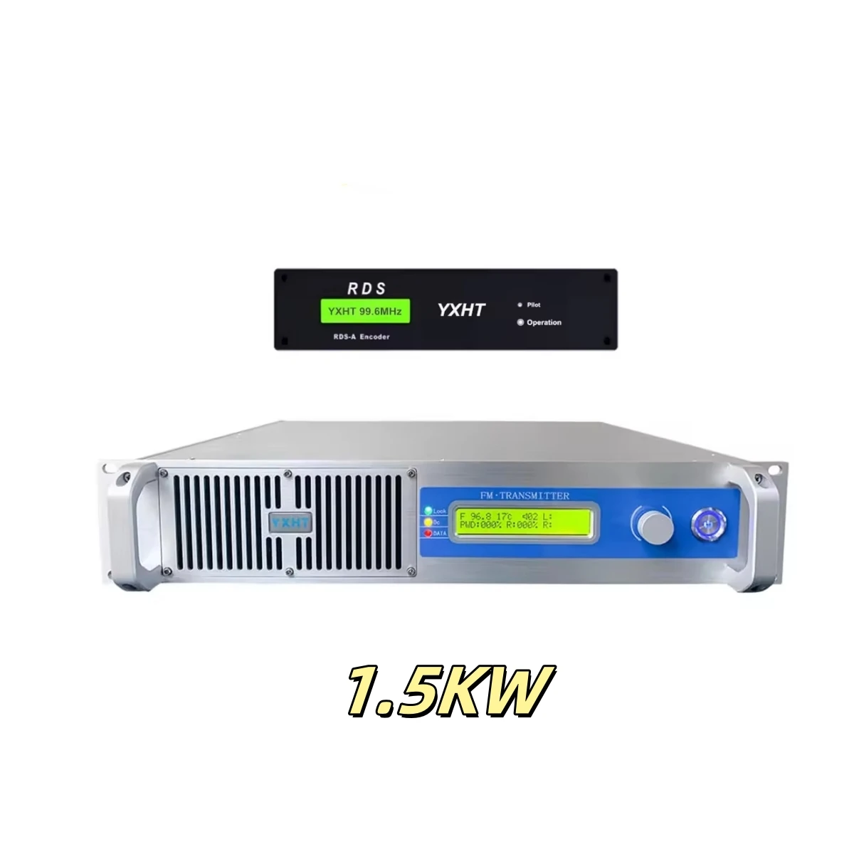 

1.5KW Wireless Fm Transmisor For Church Radio broadcast Transmitter with digital RDS Encoder