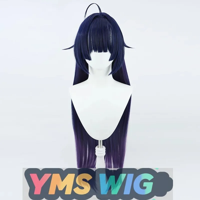 [Peluca YMS] Honkai Impact 3.o reina del trueno cien fantasmas cielo atardecer trueno ley hombre Cos peluca simulación cuero cabelludo