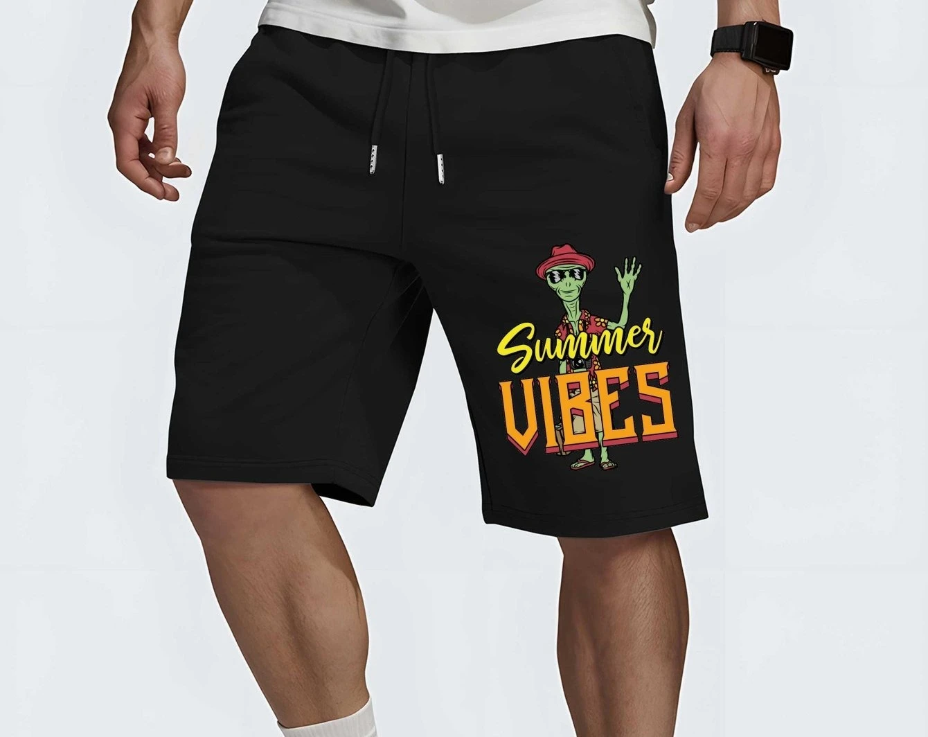 

Men's summer shorts with fashionable design suitable for outdoor activities such as fishing and basketball