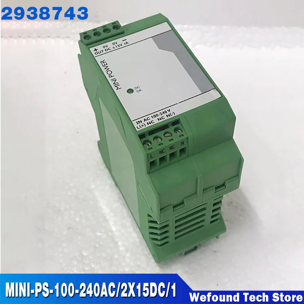 Power Supply 2938743 MINI-PS-100-240AC/2X15DC/1