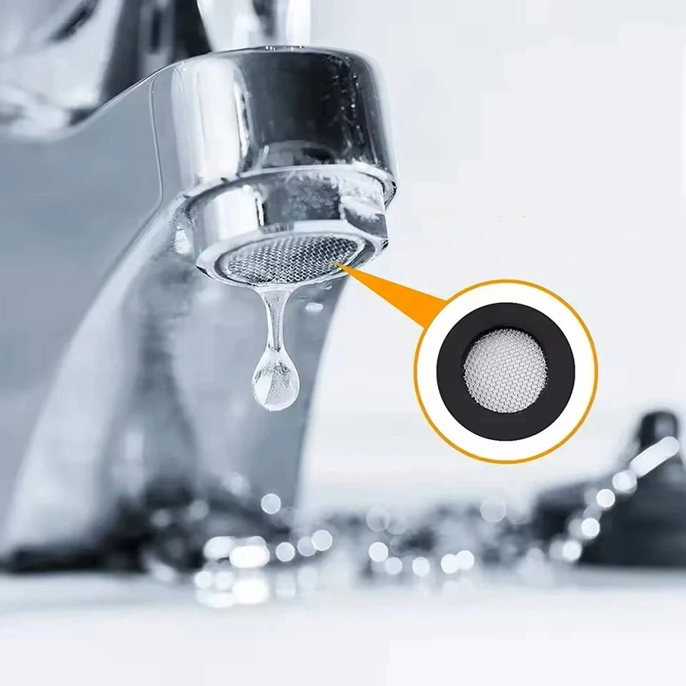 Set of 20 Plastic Faucet Filter Washers with Stainless Steel Mesh - Easy To Install, No Need for Electric Shower Head Washers image 4