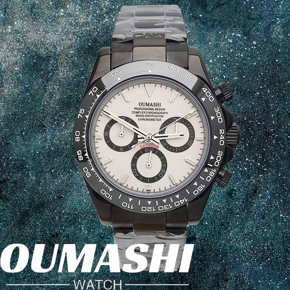 4613 watch Men's automatic mechanical Watches for Men Chronograph customized Watch Sapphire Luminous Luxury 7750A Wristwatch