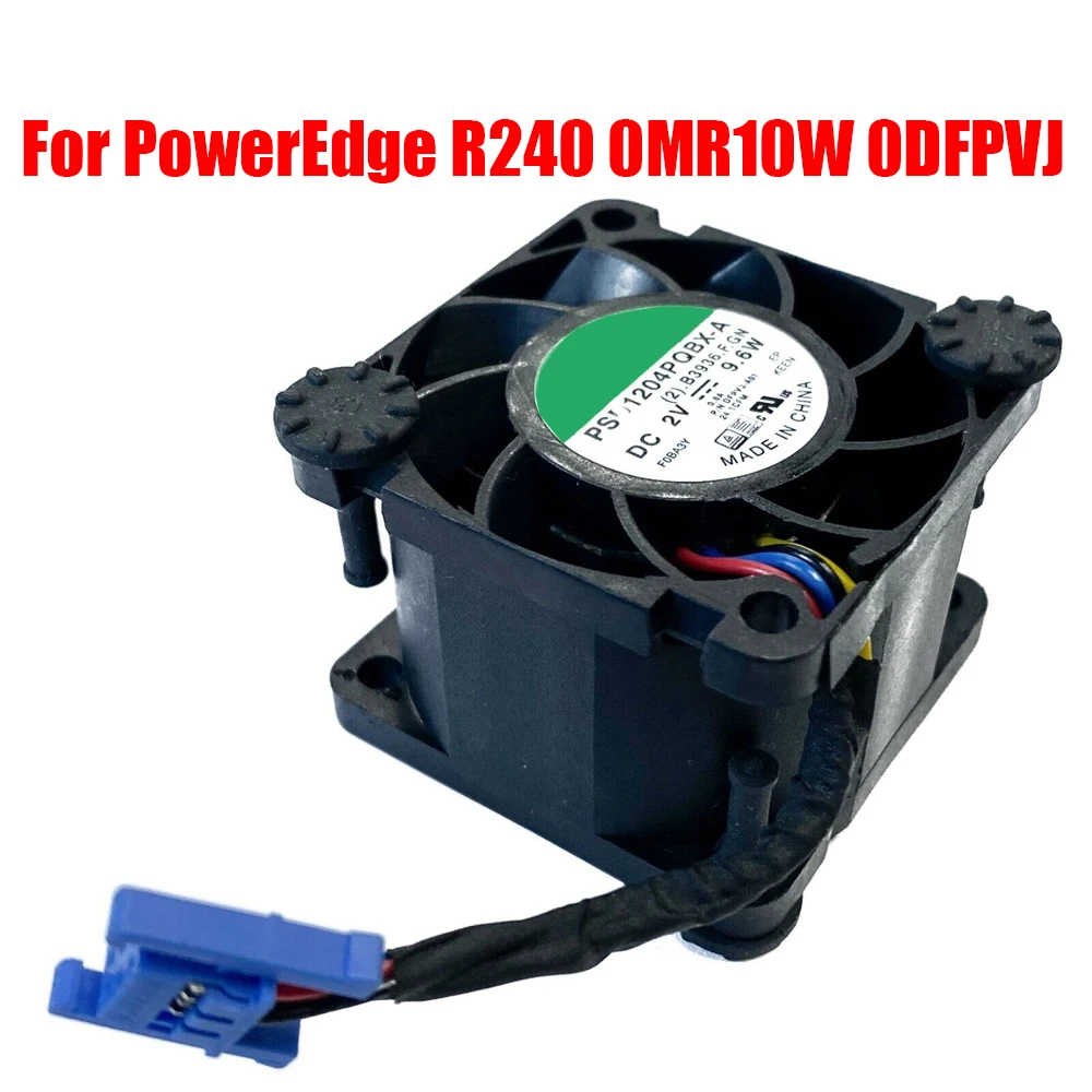 

Server Fan For DELL For PowerEdge R240 0MR10W MR10W 0DFPVJ DFPVJ-A01 PSD1204PQBX-A DC2V 9.6W New