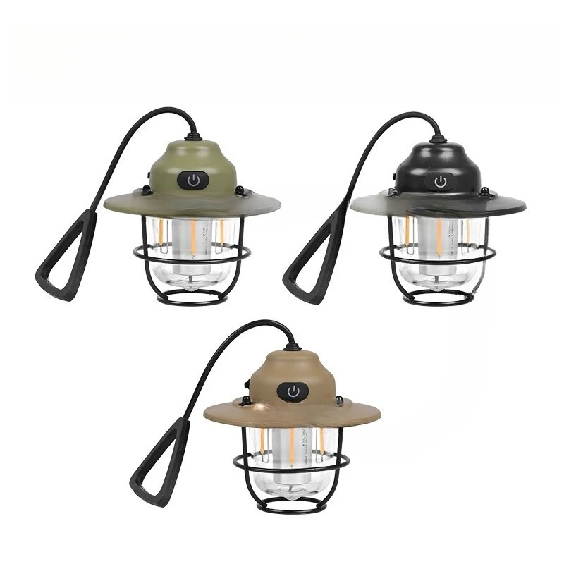 Camping pine cone light outdoor lighting tent   long battery life camping   charging ambient   camping light
