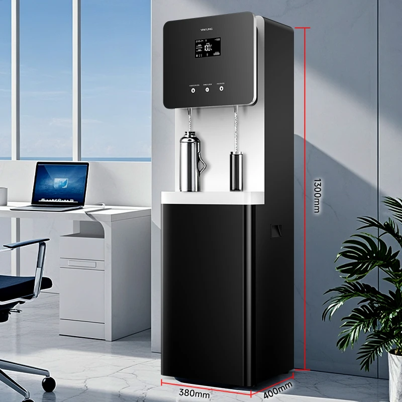 

Stainless Steel Electric Cold RO Water Dispenser With Reverse Osmosis Filter System Freestanding Drinking Fountain