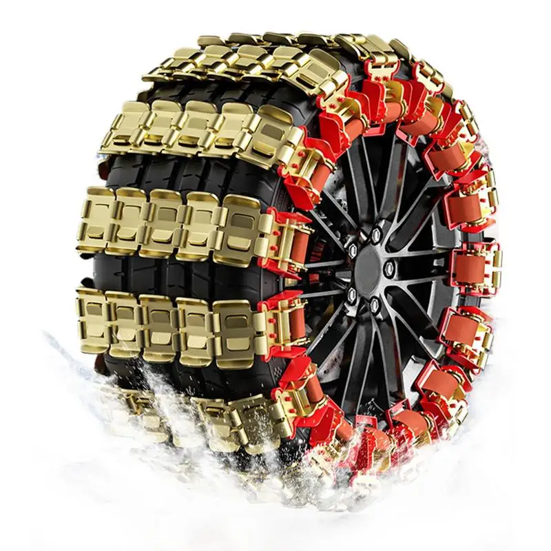 Car Tire Chains For Snow Dragon Claw Type Thicken Anti-slip SUV Tire Traction Chain Thicken SUV Rain Tire Chains Traction Chain