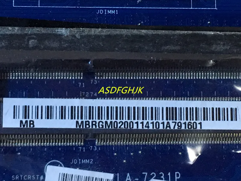 Original MB.RGM02.001 MBRGM02001 For Acer aspire 4830TG LAPTOP MOTHERBOARD LA-7231P Tested Fast Shipping