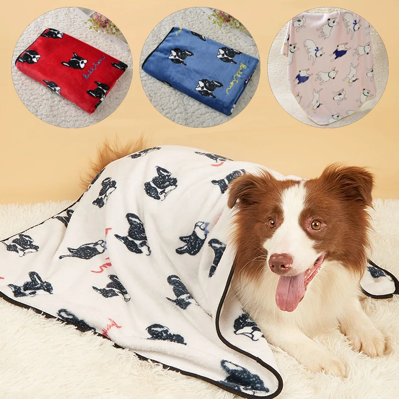 Fluffy Soft Pet Blankets For Small Large Dogs Warm Puppy Bed Mat Travel Car Pet Blankets Golden Retriever Yorkshire Cozy Blanket