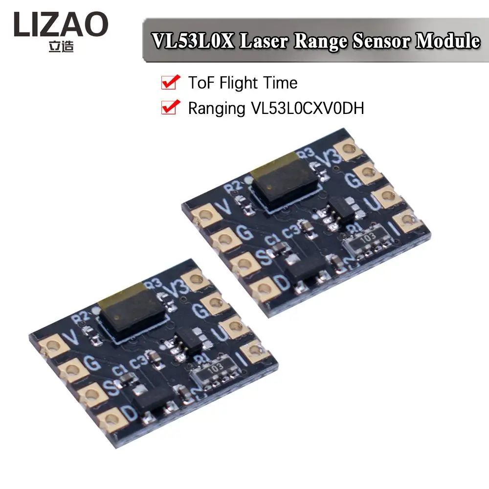 LIZAO Applicable to ZY VL53L0X laser ToF time of flight ranging VL53L0CXV0DH sensor module