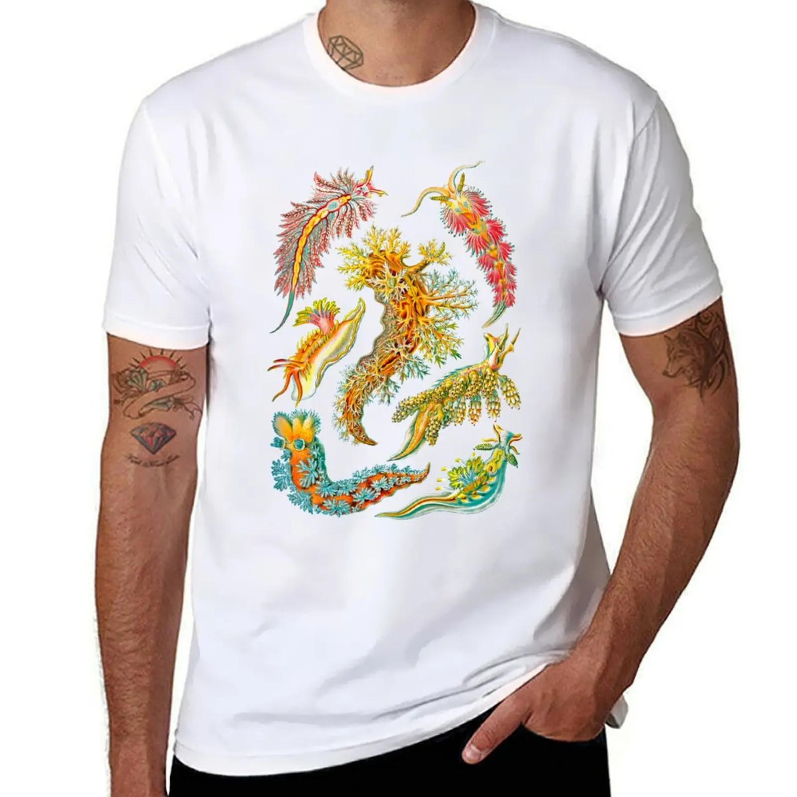 

Ernst Haeckel Nudibranch Sea Slugs Classic T-Shirt man t shirts for men casual anime t shirts oversize T-Shirt