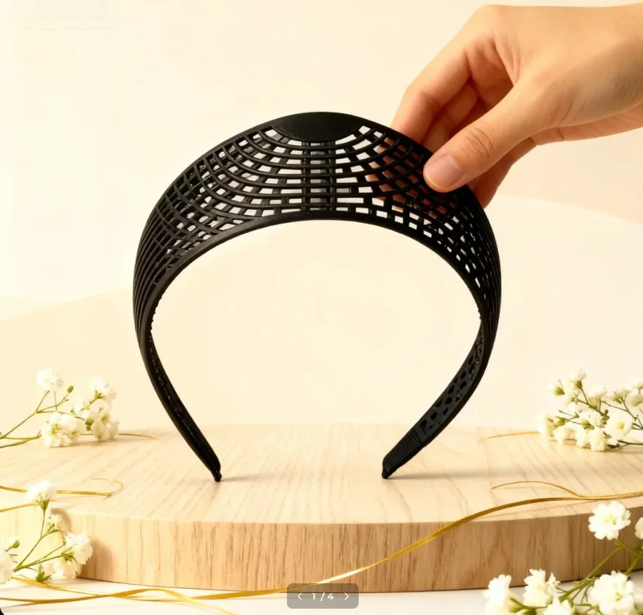 عصابة رأس خاصة لتثبيت الحجاب الإسلامي، تحافظ على إكسسوارات الشعر في مكانها وتمنع الشعر من أن تتراوح في مهب الريح #2