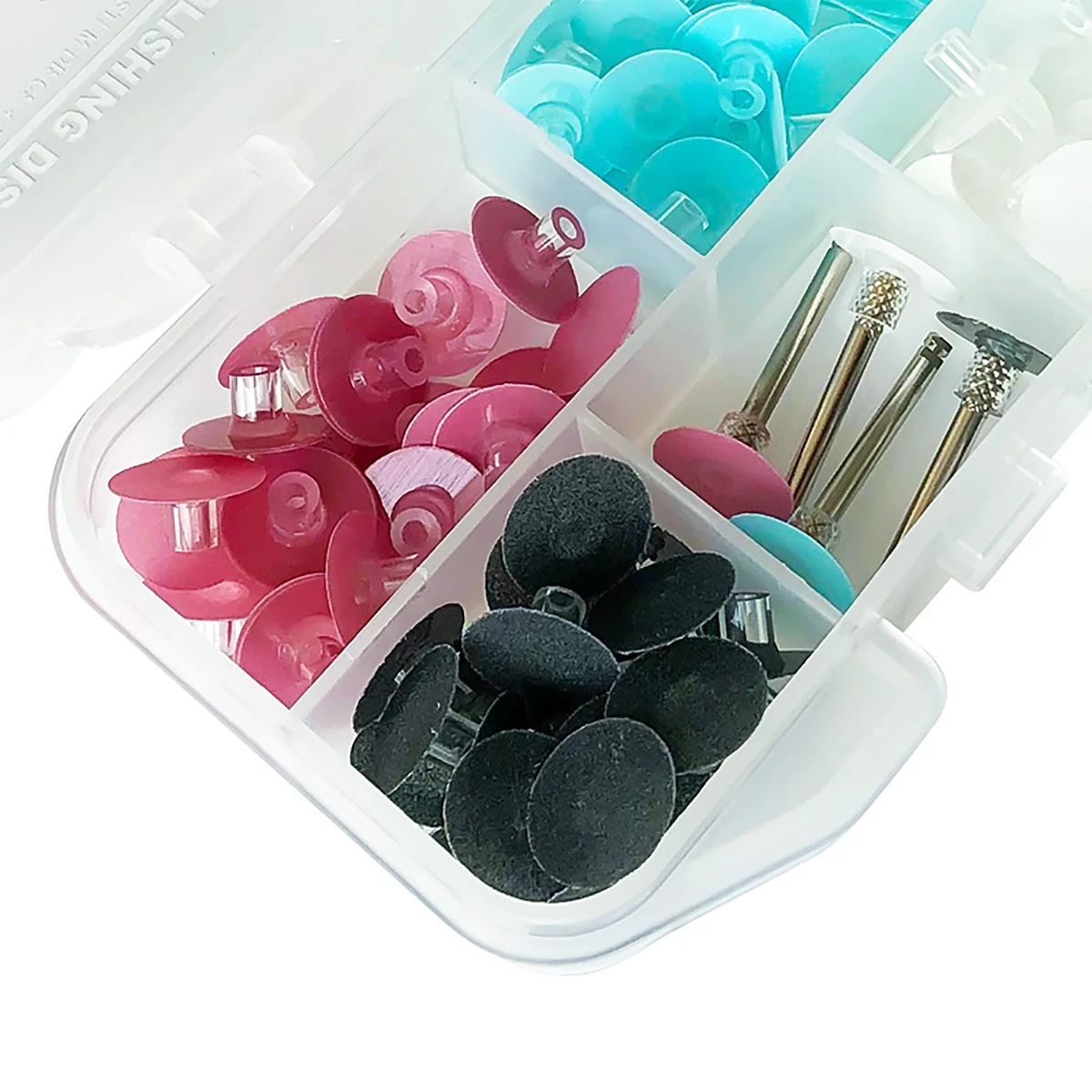 

Dental Polishing Discs Composite Finishing Polishing Discs kit Stem Discs 40pcs+Mandrel Metal Handle 2pcs for Dental Polishing