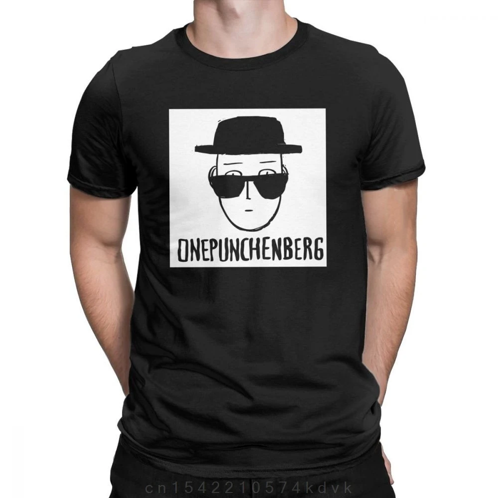Men One Punch Enberg One Punch Man T Shirt Saitama OPM Oppai Anime Manga Clothes Short Sleeve Tee Shirt Unique T-Shirts