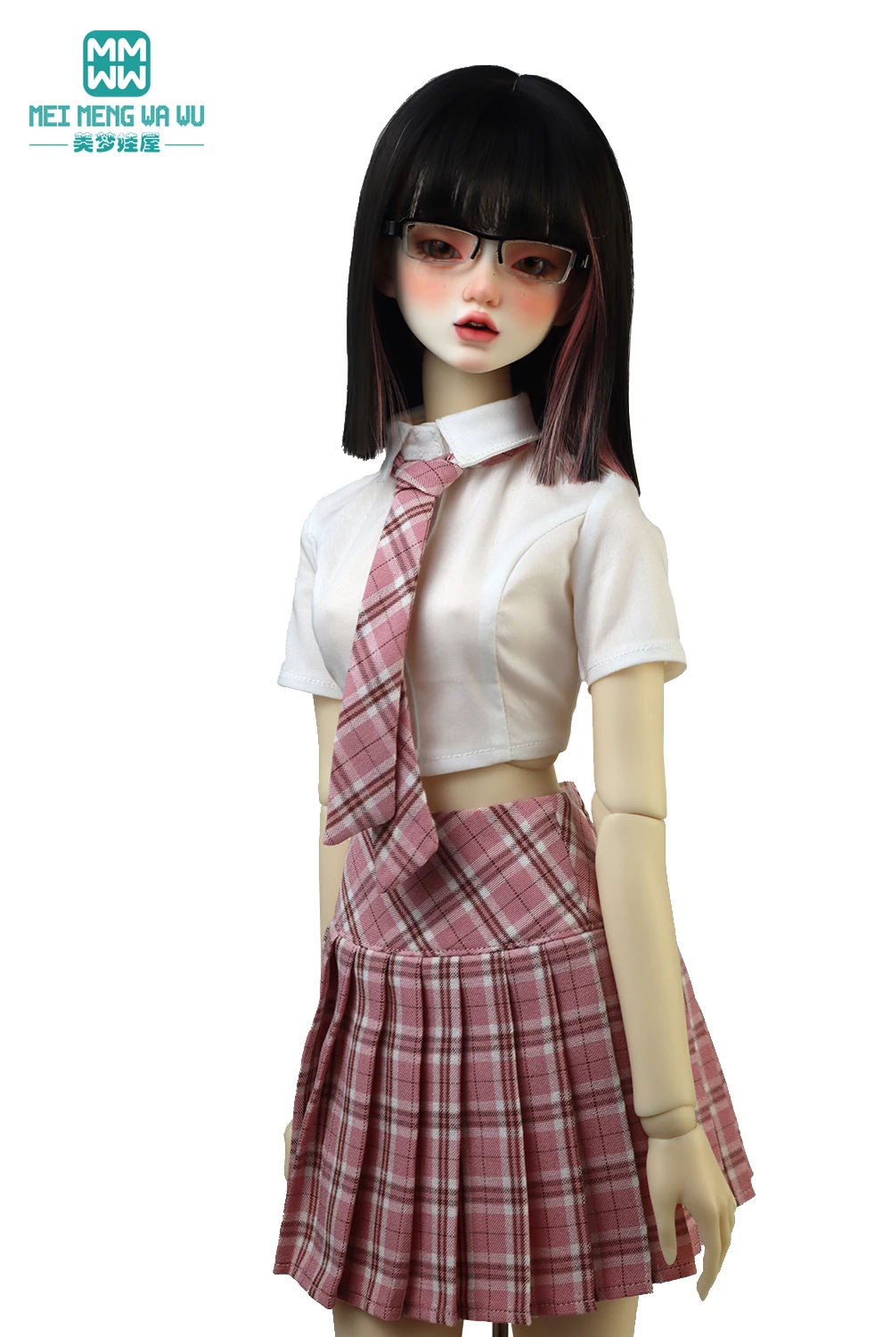 Ftis 1/3 1/4 BJD clothes Joint smart Doll Fashion shirts, pleated skirts