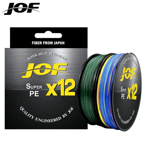 Braided Fishing Line 9 12 Strands 500M 300M JOF