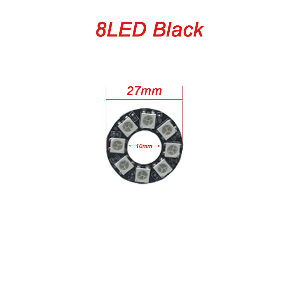 WS2812B Adressierbarer LED-Pixelring 8 bis 241 LEDs WS2812 5050 RGB-LED-Diodenring Farb-IC Integrierte LED – Detail 9
