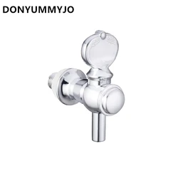 1pc ABS Chrome Finish Beverage On Wooden Barrel Glass Bottle Faucet Miniature Tap Bibcocks 12mm