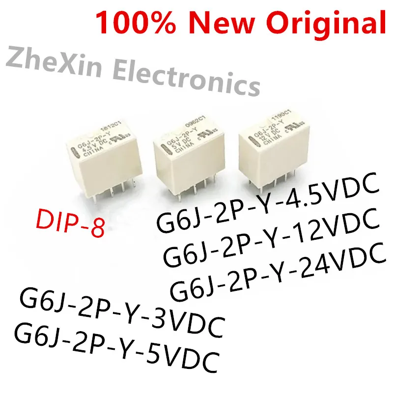 10PCS/Lot   G6J-2P-Y-3VDC 、G6J-2P-Y-4.5VDC 、G6J-2P-Y-5VDC 、G6J-2P-Y-12VDC 、G6J-2P-Y-24VDC   New Original Signal Relay   G6J-2P-Y