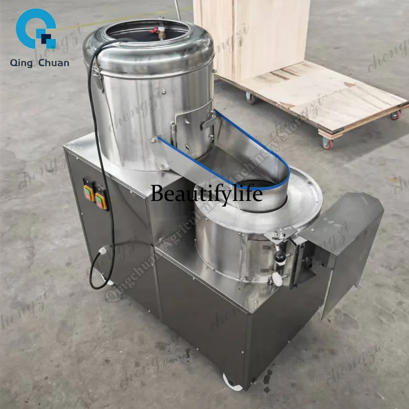 81  Potato Peeling Slicing Shredding Machine Commercial Potato Cutting French Fry Potato Washer Peeler Cutter