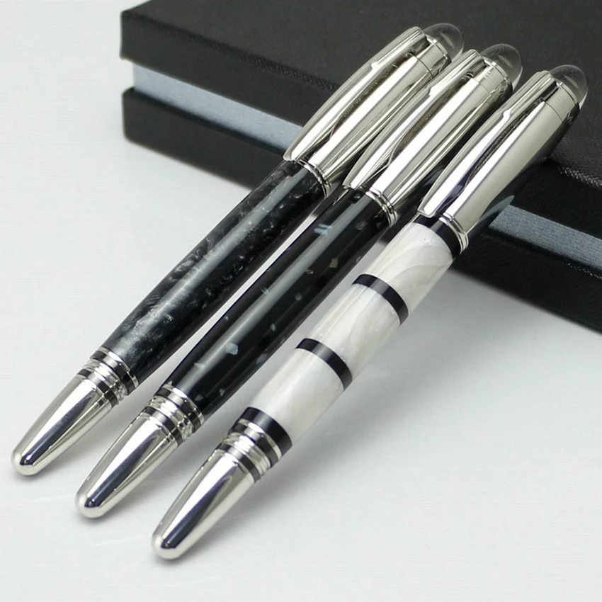 High Quality Ballpoint Pen Rollerball Pens Crystal Head Monte SW Luxury MB Classic Stationery Smooth with Serial Number