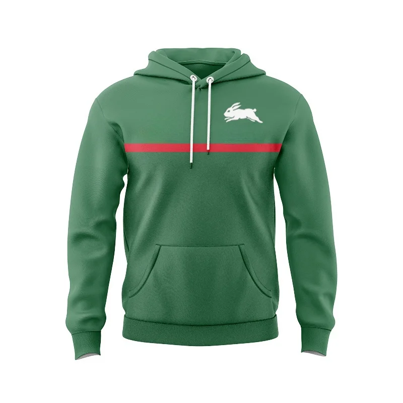 HOODIE South Sydney Rabbitohs 2024 Youth Training Shirt(Custom name and number )