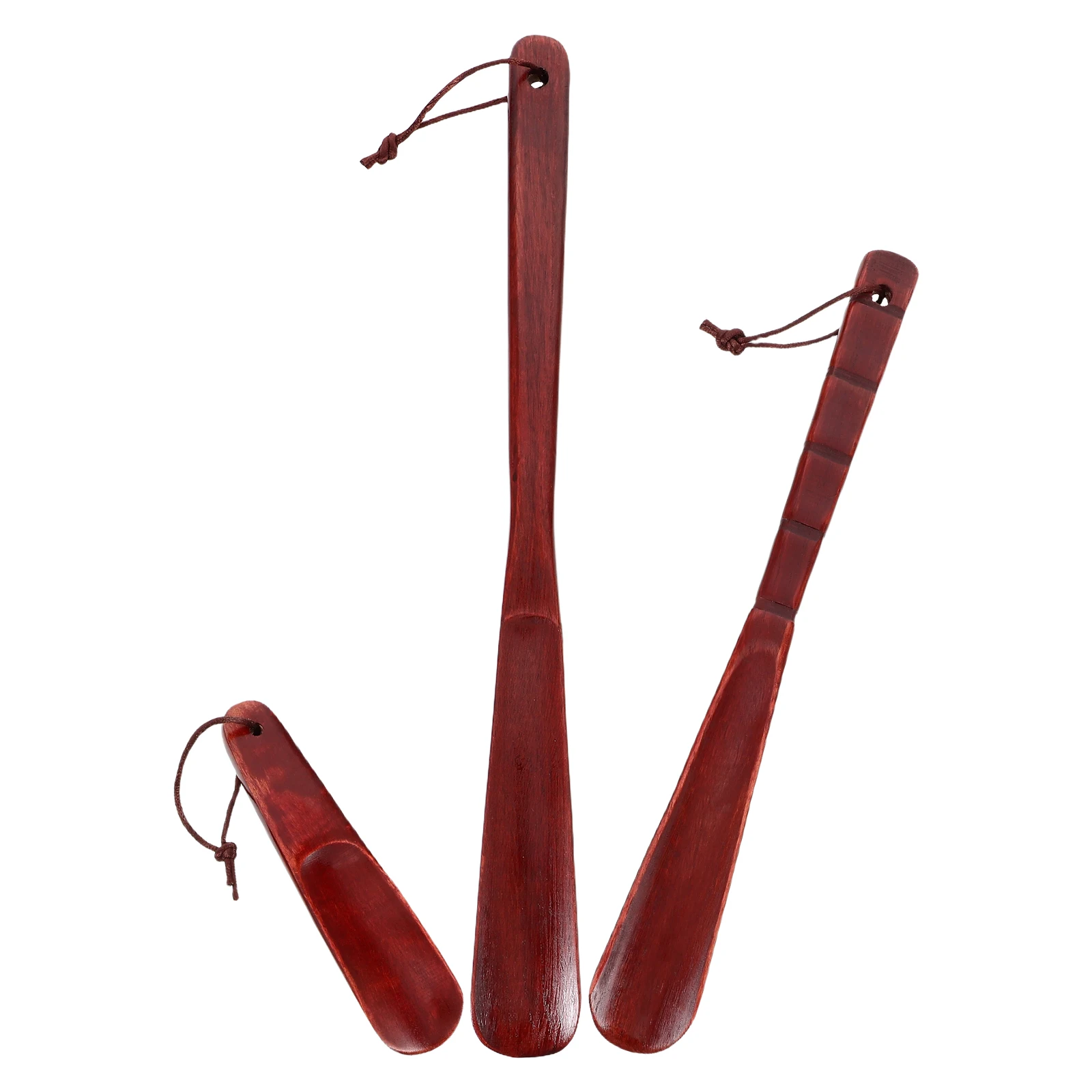 

3pcs Wooden Horn For Seniors Easy Lightweight Portable Travel Shoe Helper Stick Shoe Accessories