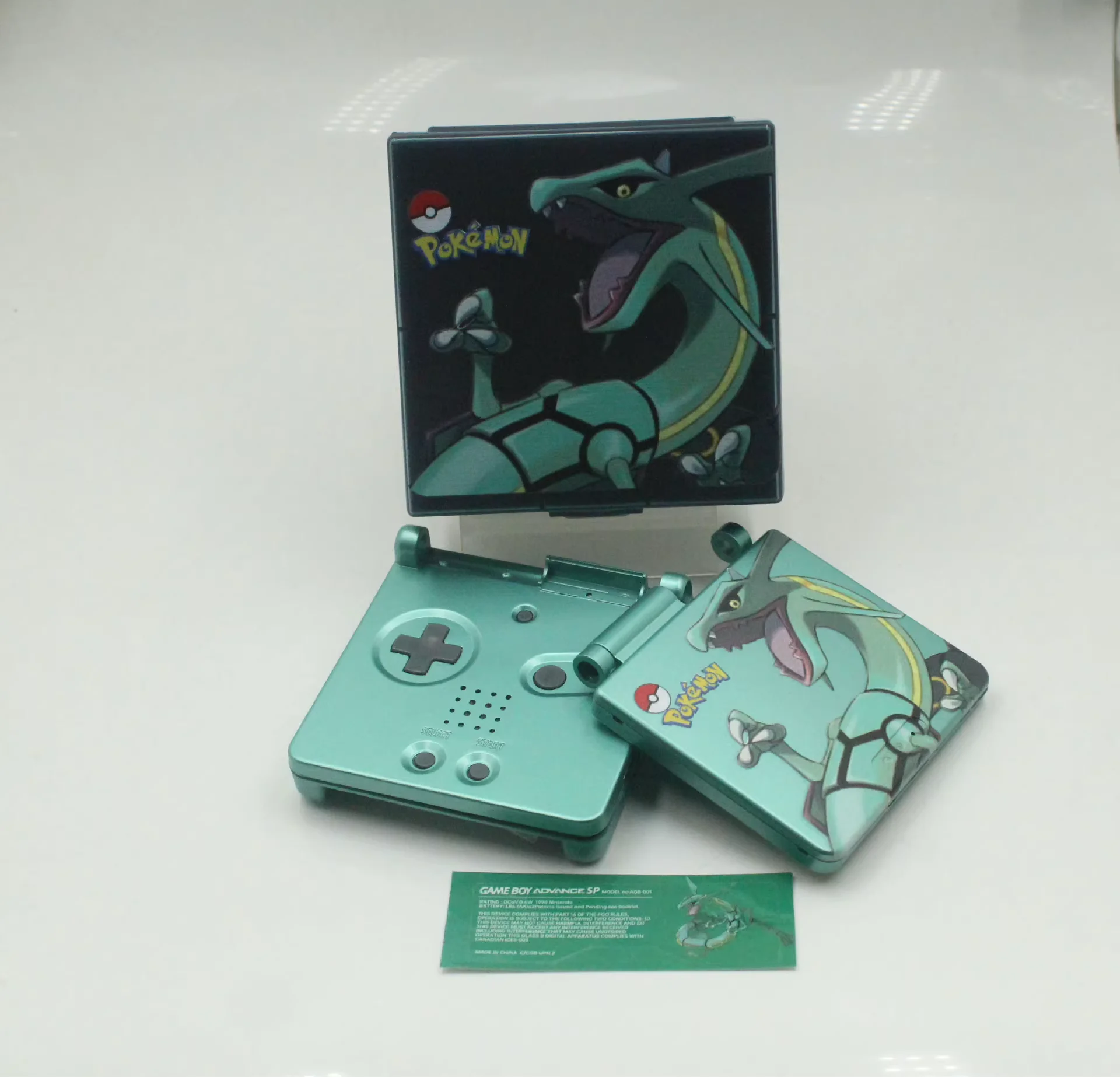 

New modified GBASP case Split Sky Seat (Emerald) shell replacement case with box