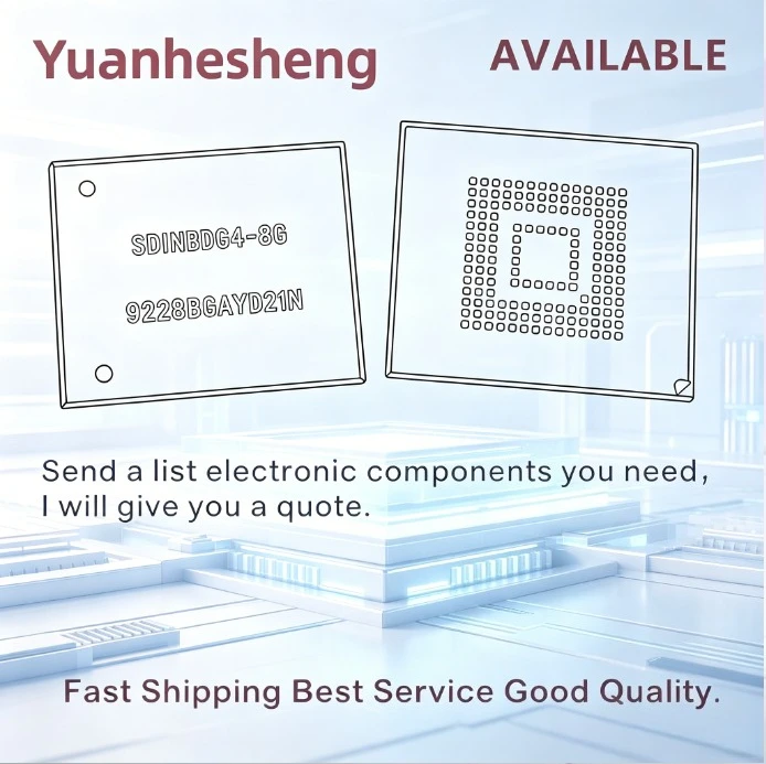 2PCS 8G eMMC Flash Module BGA153 Memory IC Chip SDINBDG4-8G for Embedded