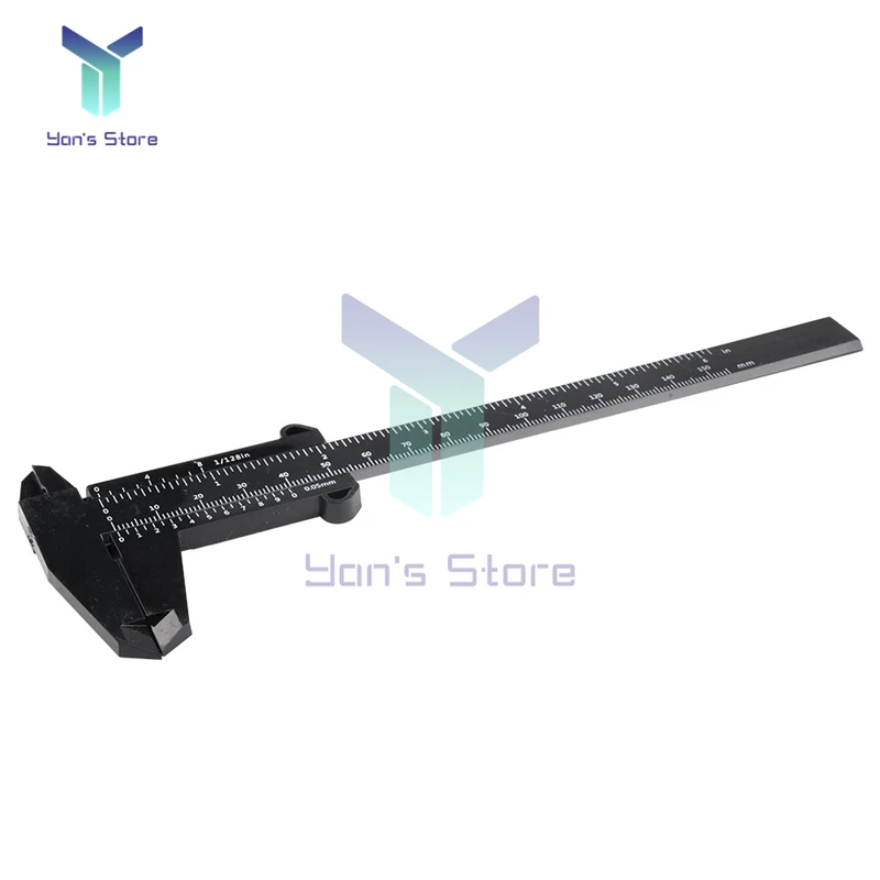 0-150mm 0-100mm Plastic Vernier Caliper Tattoo Caliper Ruler Gauge Plastic Ruler Accurate Measurement Tools Vernier Caliper