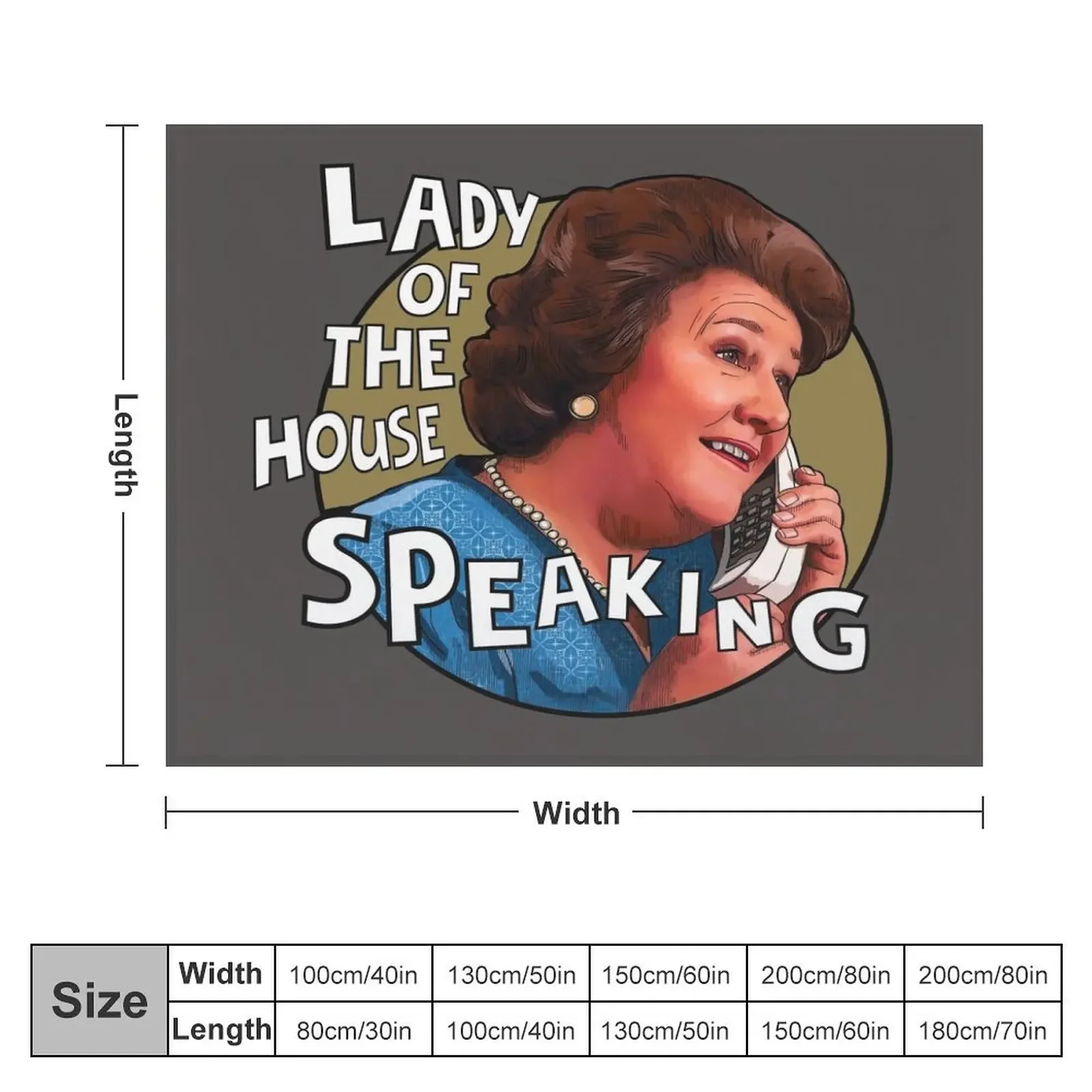 Hyacinth Bucket Keeping Up Appearances Throw Blanket Sofa Throw valentine gift ideas Blankets