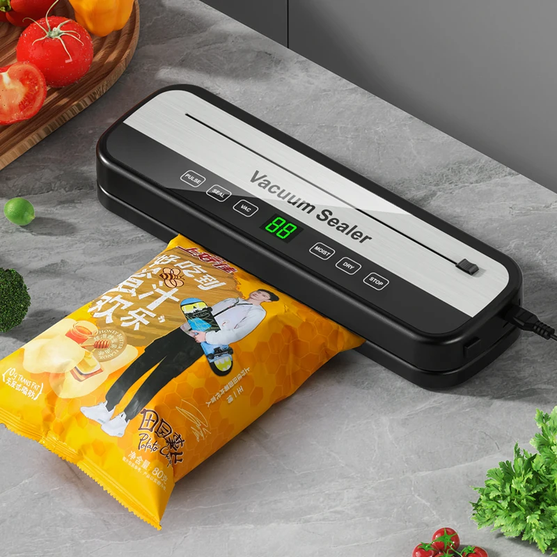 Vacuum Sealer Machine Food Packaging is Moisture-Proof Sealed And Kept Fresh Kitchen Meat And Vegetable Refrigeration Packaging