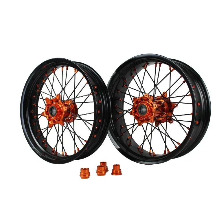 Factory High Quality Aluminum Alloy 16/17 Motorcycle wheels hoops  Supermoto wheel rims for FES TE FC FS TC 125/250/450