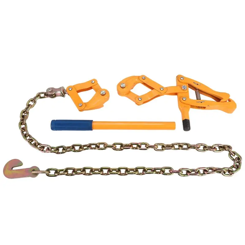 

ABHZ-Chain Strainer Fence Repair Compact Tool,Barbed Wire Tightener 47.25 Inch Chain Capacity 2200Lbs Barbed Wire Stretcher