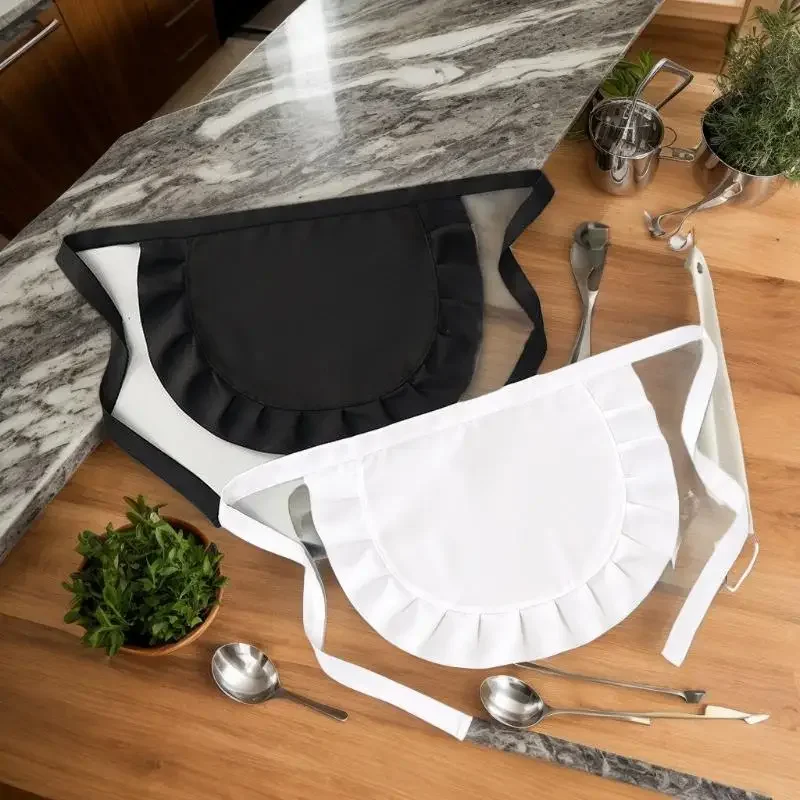 1 STKS Serveerster Meid Cosplay Taille Schort Half Schort Kostuum Koken Schorten Voor Keuken