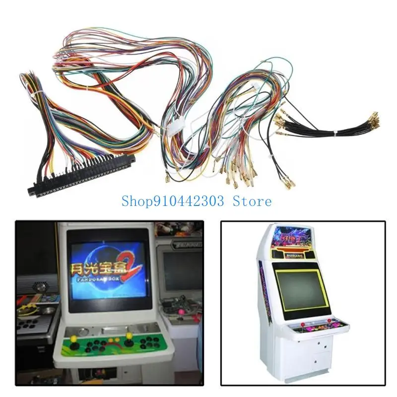 

L4MD Жгут проводов Jamma 28-контактный разъем джойстика Jamma Loom 60 в 1