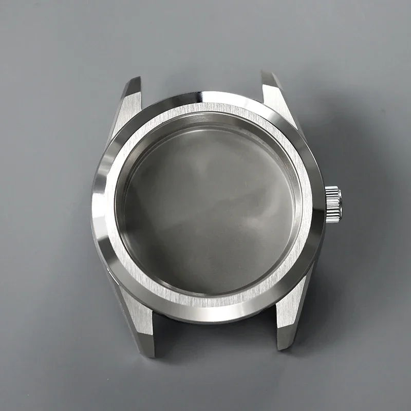 RIMALTI New Case 38mm design WatchCase Stainless Steel Sapphire Glass AR Coating for NH35 NH36 NH38 NH70