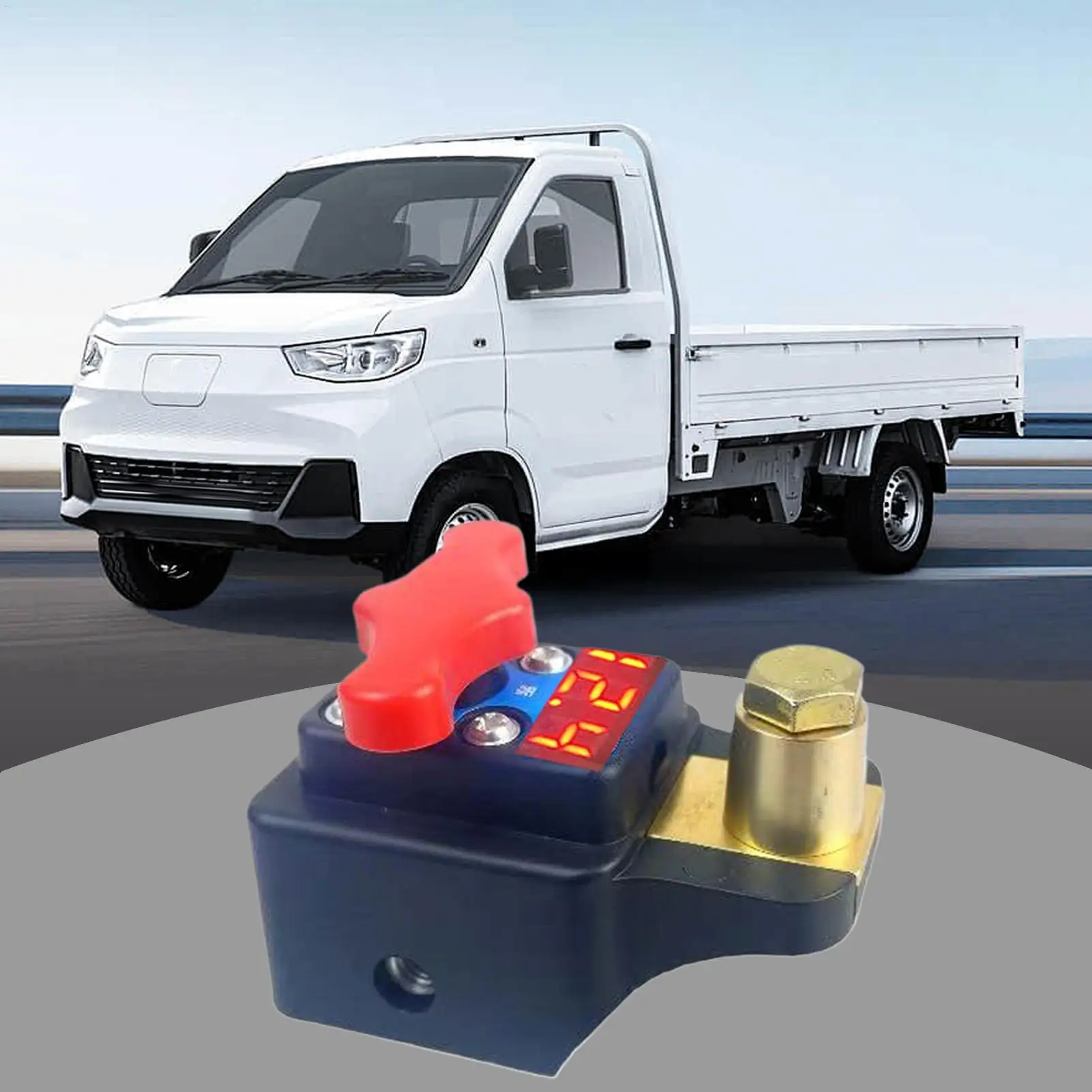 

Car Battery Disconnector 12V-24V Power Off Disconnect Control Automobile Battery Isolator Control For Long-Term Parking Frequent