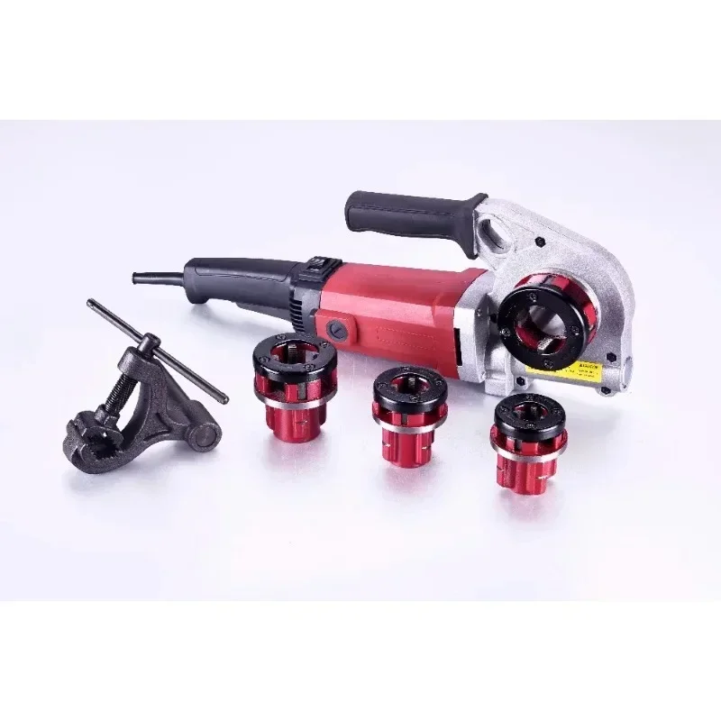 2025 Manual 1/2 Inch to 2 Inch Pipe Threading Machine Compatible BSPT NPT Thread for Plumbing Pipe Processing