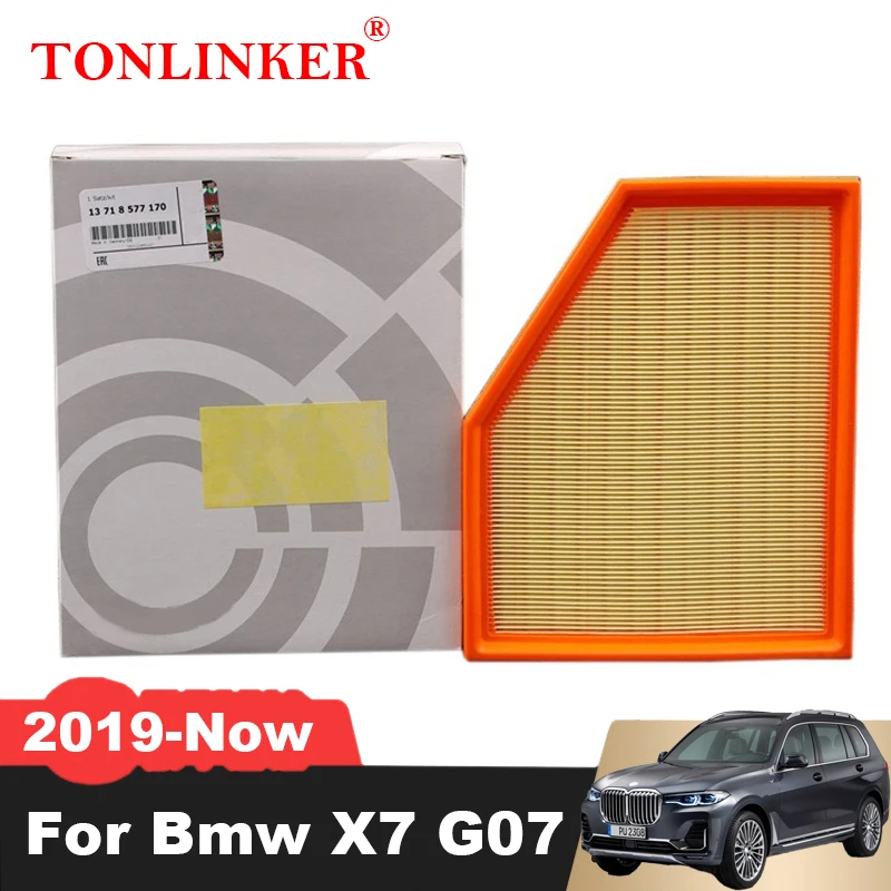 TONLINKER Air Filter 13718577170 For Bmw X7 G07 xDrive 40i 3.0L 2019 2020 2021 2022-Now 13718577170 13718691835 Car Accessories